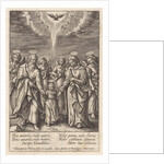 Maria with her parents Joachim and Anna by Hieronymus Wierix