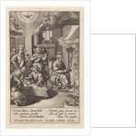 Mary sleeping in her crib by Hieronymus Wierix