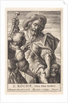 St. Rochus by Hieronymus Wierix