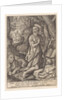 St. Jerome as a penitent in the desert by Hieronymus Wierix