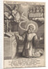Angel Appears to St. Francis of Paola by Hieronymus Wierix