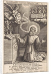 Angel Appears to St. Francis of Paola by Hieronymus Wierix