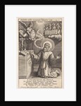 Angel Appears to St. Francis of Paola by Hieronymus Wierix