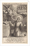 Angel Appears to St. Francis of Paola by Hieronymus Wierix