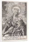 Mary suckling the Christ Child by Hieronymus Wierix