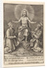 Risen Christ with Peter and Paul by Hieronymus Wierix