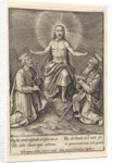 Risen Christ with Peter and Paul by Hieronymus Wierix