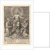 Risen Christ with Peter and Paul by Hieronymus Wierix