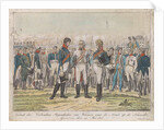 Departure of the allies to the battlefield, 1815 by P. Boscetti