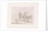 Two mule drivers with a dog by Diederik Jan Singendonck
