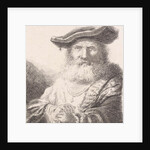 Old man with beret by Diederik Jan Singendonck