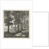 View of a forest by Hermanus Jan Hendrik van Rijkelijkhuysen