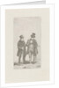 Two men with cane and top hat by Christiaan Wilhelmus Moorrees