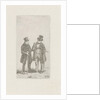 Two men with cane and top hat by Christiaan Wilhelmus Moorrees