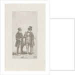 Two men with cane and top hat by Christiaan Wilhelmus Moorrees