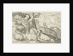 rabbits, squirrel, guinea pig and mouse by Nicolaes de Bruyn