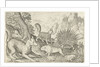Wild boar, fox, beaver, porcupine and frogs by Nicolaes de Bruyn