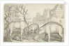 Hart, hedgehog, sheep, pig and frog by Nicolaes de Bruyn