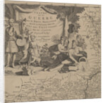 Map of the area east and south of Brussels and the county of Namur by Pieter Mortier