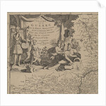 Map of the area east and south of Brussels and the county of Namur by Pieter Mortier