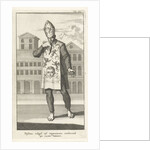 Convicted person in sackcloth, with miter by Henricus Wetstein