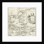 Aegean Card with parts of Greece and Asia Minor by Jordaan Luchtmans