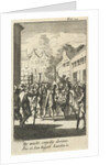 Nicholas Heron Berge attacked on the street, 1672 by Caspar Luyken