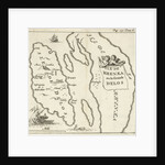 Map of the Cycladic islands of Delos and Rhenia, Greece by Hendrick and Dirk Boom