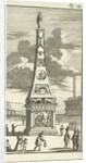 Obelisk with the statue of Mary II Stuart by Barent Beeck