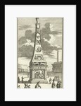 Obelisk with the statue of Mary II Stuart by Barent Beeck