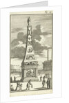 Obelisk with the statue of Mary II Stuart by Barent Beeck