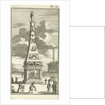 Obelisk with the statue of Mary II Stuart by Barent Beeck