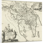 Map of Achaea by Joannes Wolters