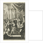 Cruelty of shah Sefi, which shows a young man cut off his father's ears and nose by Charles Angot