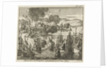 Algiers bombed by the French in 1682 by Jurriaen van Poolsum