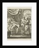 Three people at a sickbed by Pieter Arentsz II