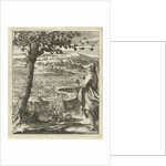 A man is witnessing a dike breach by Pieter Arentsz II