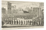 Coronation Procession of William III, 1689 by Jan Claesz ten Hoorn