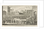 Coronation Procession of William III, 1689 by Jan Claesz ten Hoorn