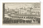 Exclamation of the coronation of the Prince and Princess of Orange, 1689 by Jan Luyken