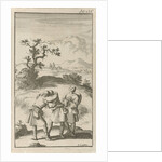 Three pilgrims say goodbye by Johannes Boekholt