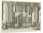 The tomb or mausoleum of William of Orange in the New Church in Delft by Jan Luyken