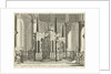 The tomb or mausoleum of William of Orange in the New Church in Delft by Jan Luyken