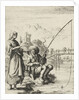 Woman in conversation with an angler by Pieter Arentsz II