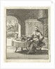 Woman eating at a table by Pieter Arentsz II