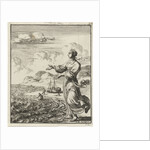 Woman looking at the sea by Pieter Arentsz II