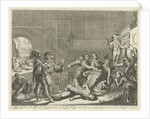 Abuse of a bride by Spanish soldiers during the Spanish Fury in Antwerp by Jan Luyken