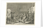 Abuse of a bride by Spanish soldiers during the Spanish Fury in Antwerp by Jan Luyken