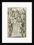 Judge listening to the indictment which brings out a woman against the personification of the deadly sins by Abraham Boekholt