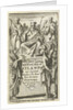 Judge listening to the indictment which brings out a woman against the personification of the deadly sins by Abraham Boekholt